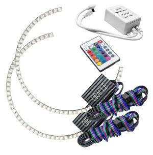 Ford Lightning Headlight Halo Kit - ORACLE Lighting - ColorSHIFT with Simple Controller - ColorSHIFT - `99-`04